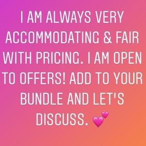 Open to offers!